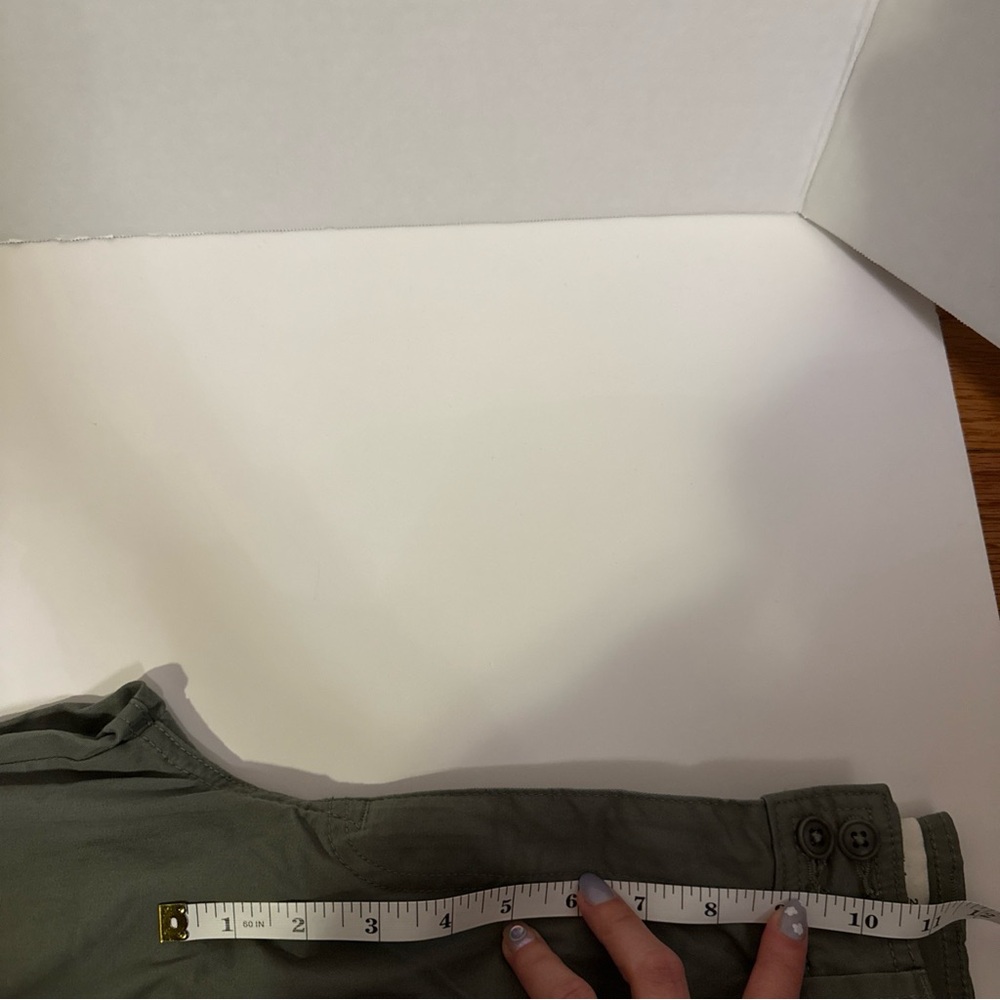 NWOT Abercrombie & Fitch Women’s Relaxed Army Green Cargo Pants 25/0R - Picture 10 of 10
